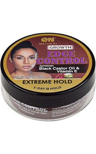 ON Natural 3 Day+ Hold Edge Control Extreme Hold - Jamaican Black Castor Oil & Vitamin E