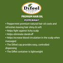 Difeel Premium Natural Hair Oil - Peppermint Oil 2.5oz