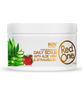 Red One Face & Body Daily Scrub - Aloe & Strawberry