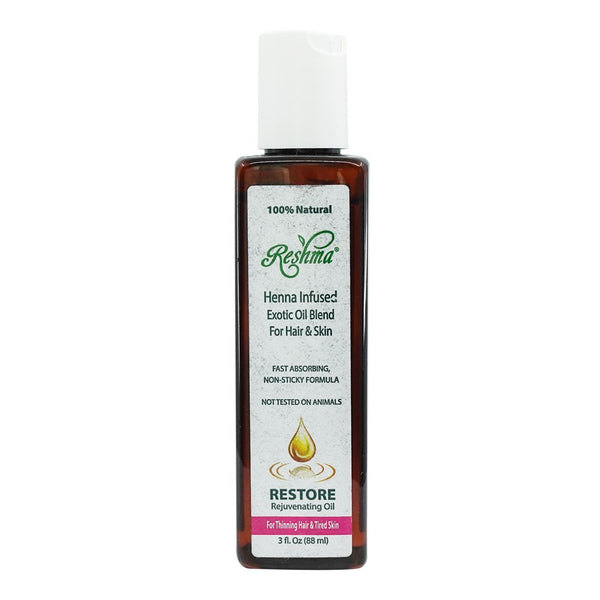 Reshma RESTORE Henna Infused Oil For Thinning Hair & Tired Skin