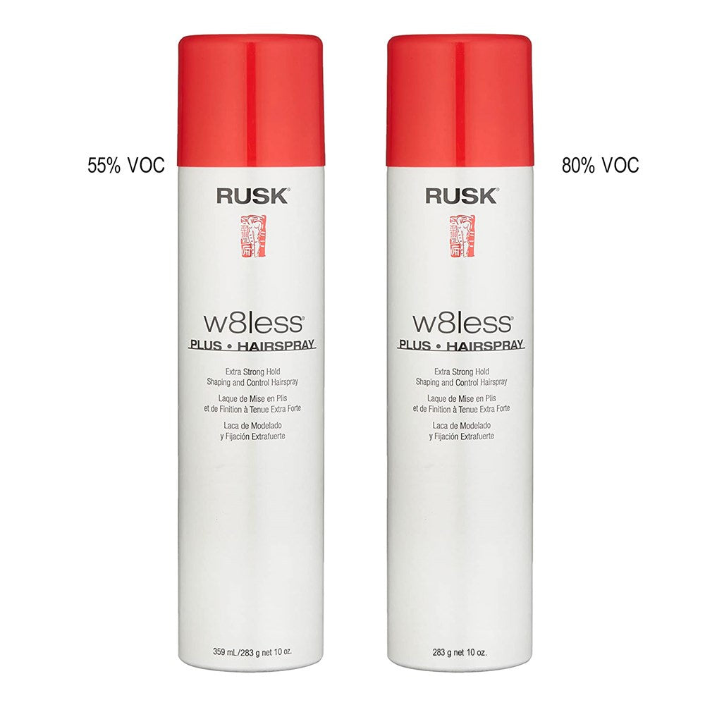 RUSK W8less Plus Hairspray Extra Strong Hold