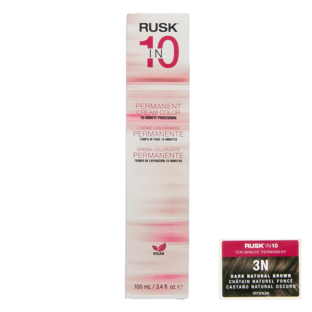 RUSK In 10 Permanent Cream Hair Color - 3N Dark Natural Brown