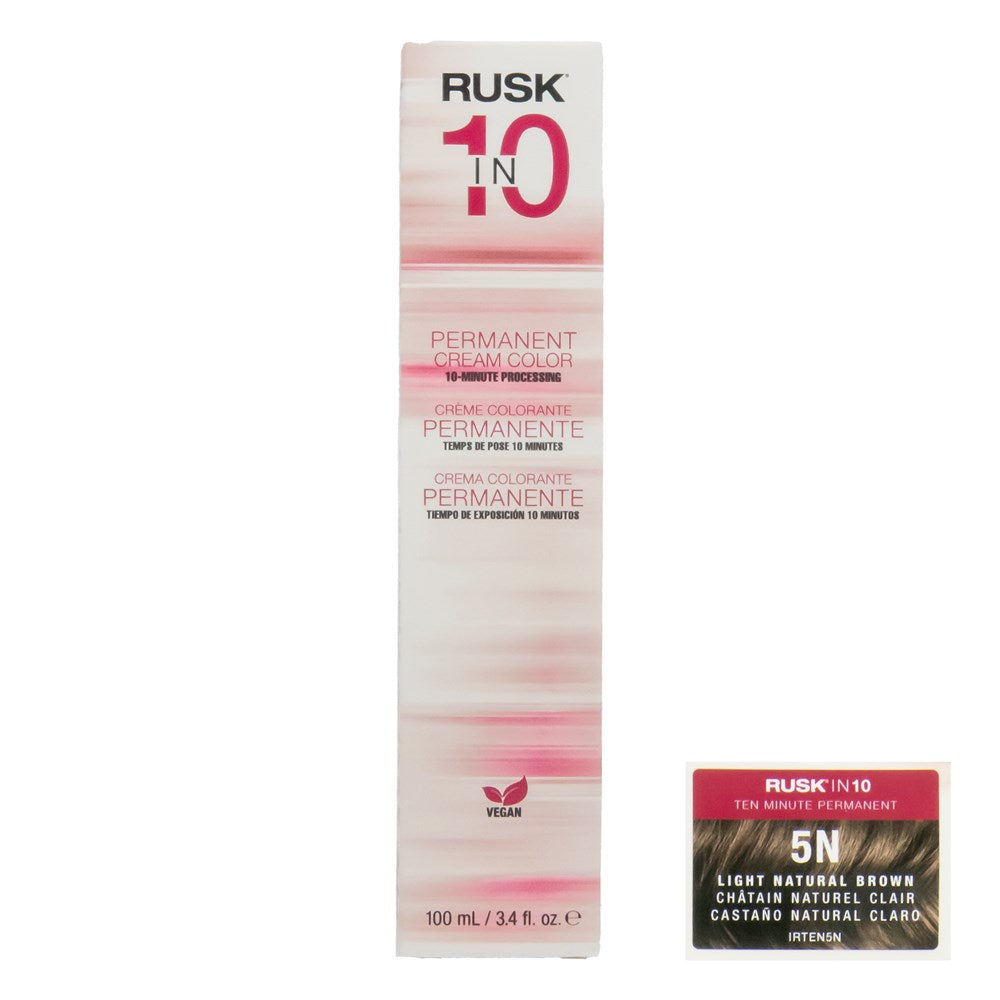 RUSK In 10 Permanent Cream Hair Color - 5N Light Natural Brown