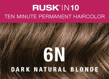 RUSK In 10 Permanent Cream Hair Color - 6N Dark Natural Blonde