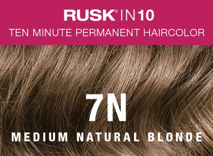 RUSK In 10 Permanent Cream Hair Color - 7N Medium Natural Blonde