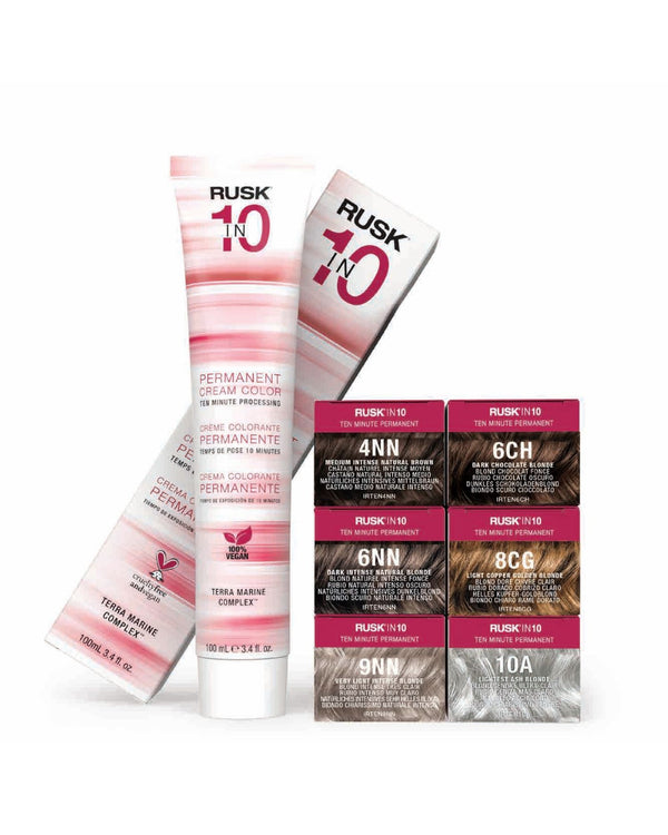 RUSK In 10 Permanent Cream Hair Color 