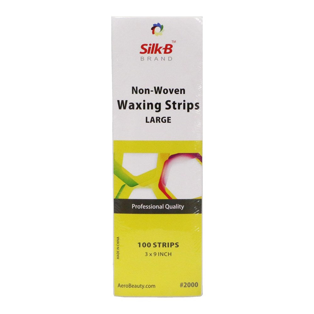 Silk B Professional Non-Woven Pre-Cut Waxing Strips 3 x 9" 100pcs