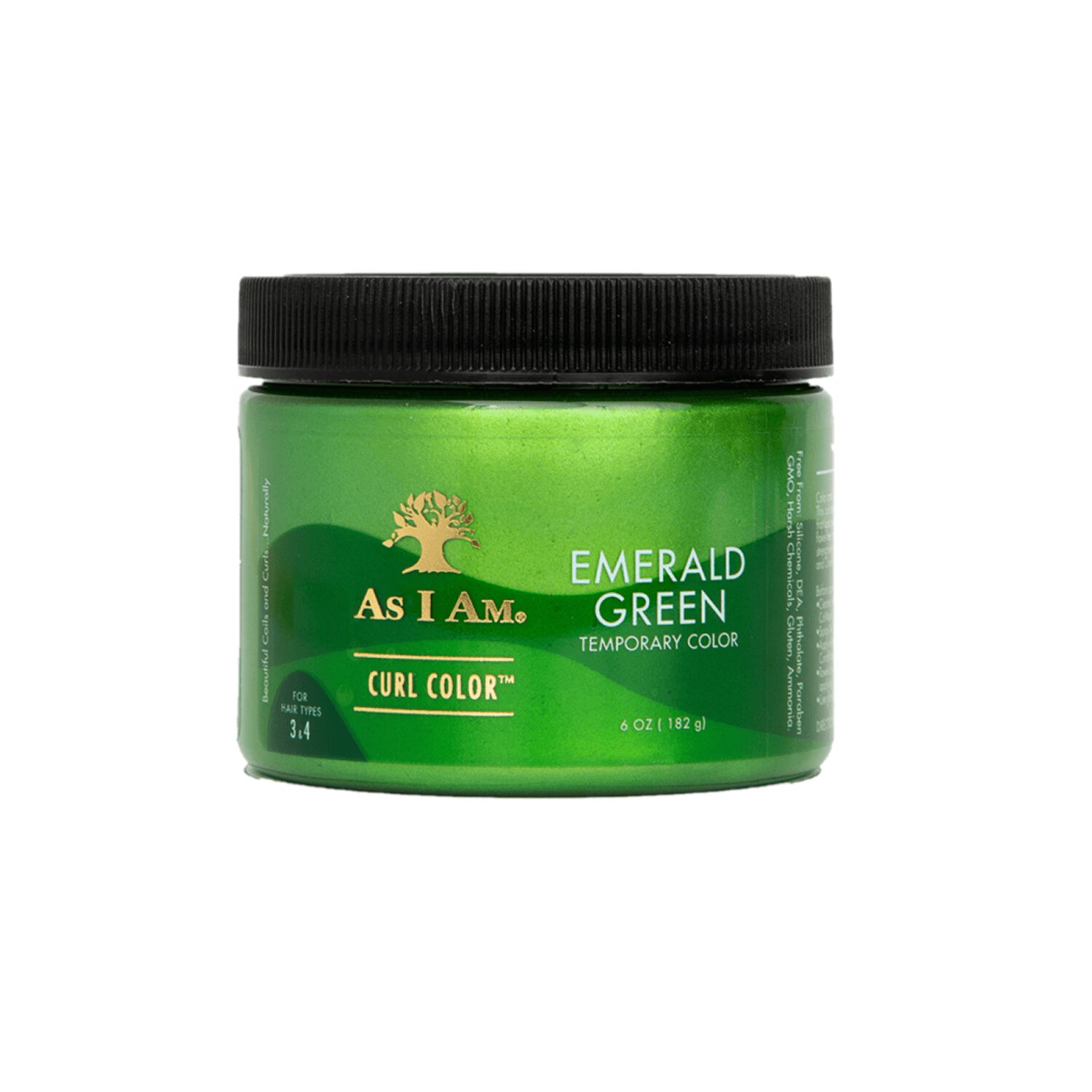 As I Am Curl Color Temporary Hair Color - Emerald Green - Inventory Blowout