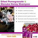 Difeel Pomegranate & Manuka Honey Sulfate Free Shampoo 33.8oz