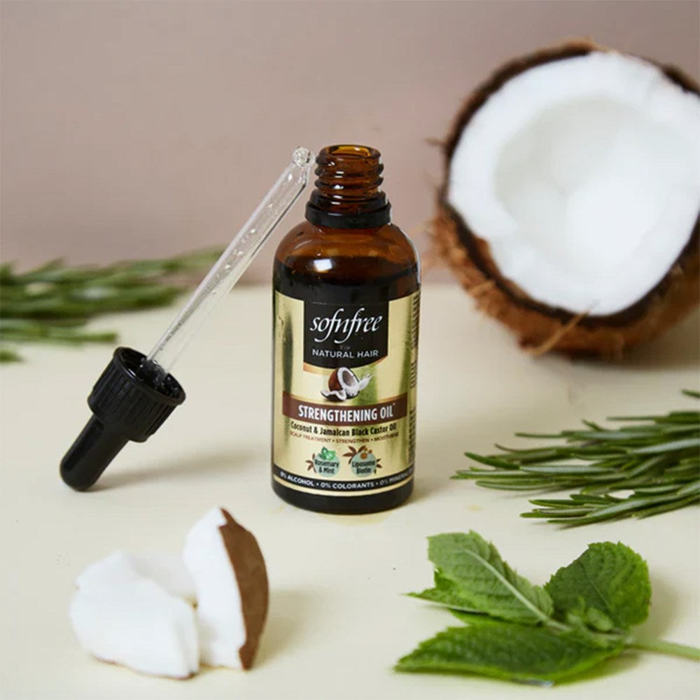 Sofn'free For Natural Coconut & Jamaican Black Castor Oils Strengthening Oil - 0
