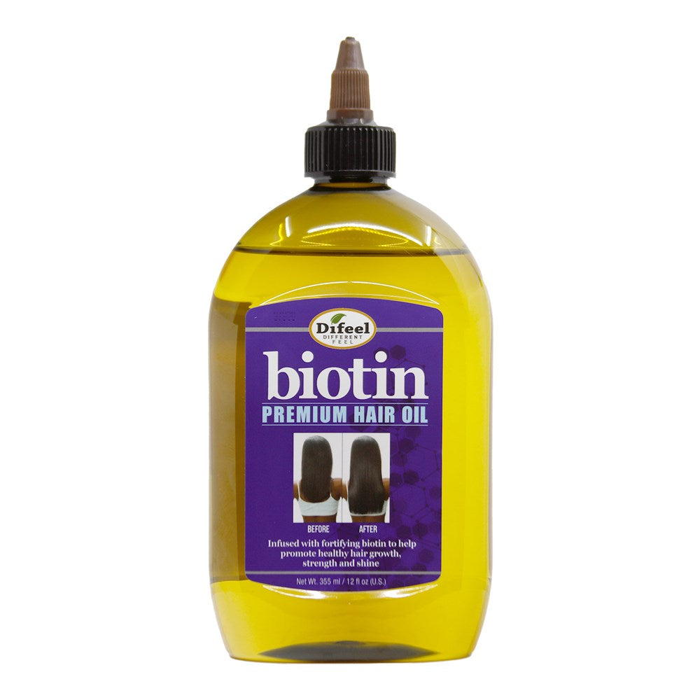 Difeel Biotin Pro-Growth Premium Hair Oil 12oz