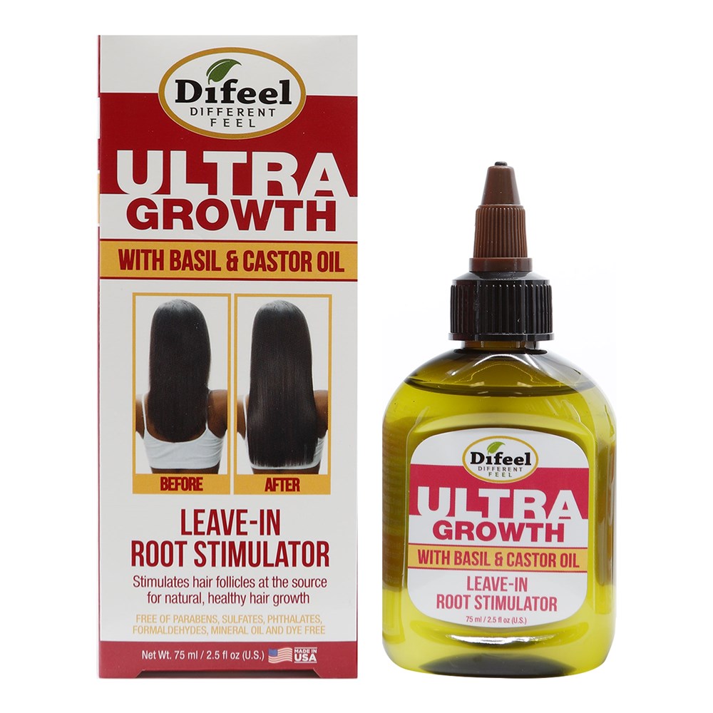 Difeel Ultra Growth Basil & Castor Oil Leave In Root Stimulator