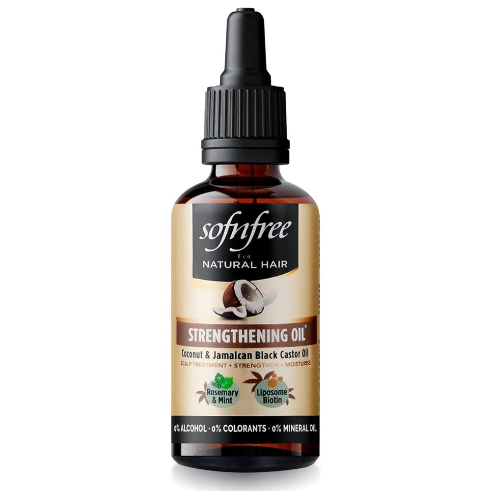 Sofn'free For Natural Coconut & Jamaican Black Castor Oils Strengthening Oil