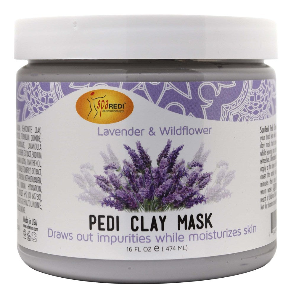 Spa Redi Pedi Clay Mask - Lavender & Wildflower