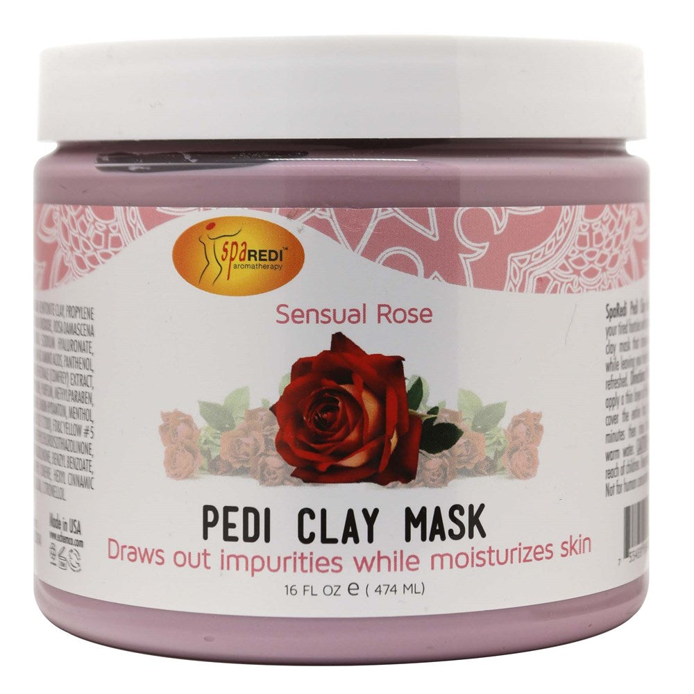 Spa Redi Pedi Clay Mask - Sensual Rose