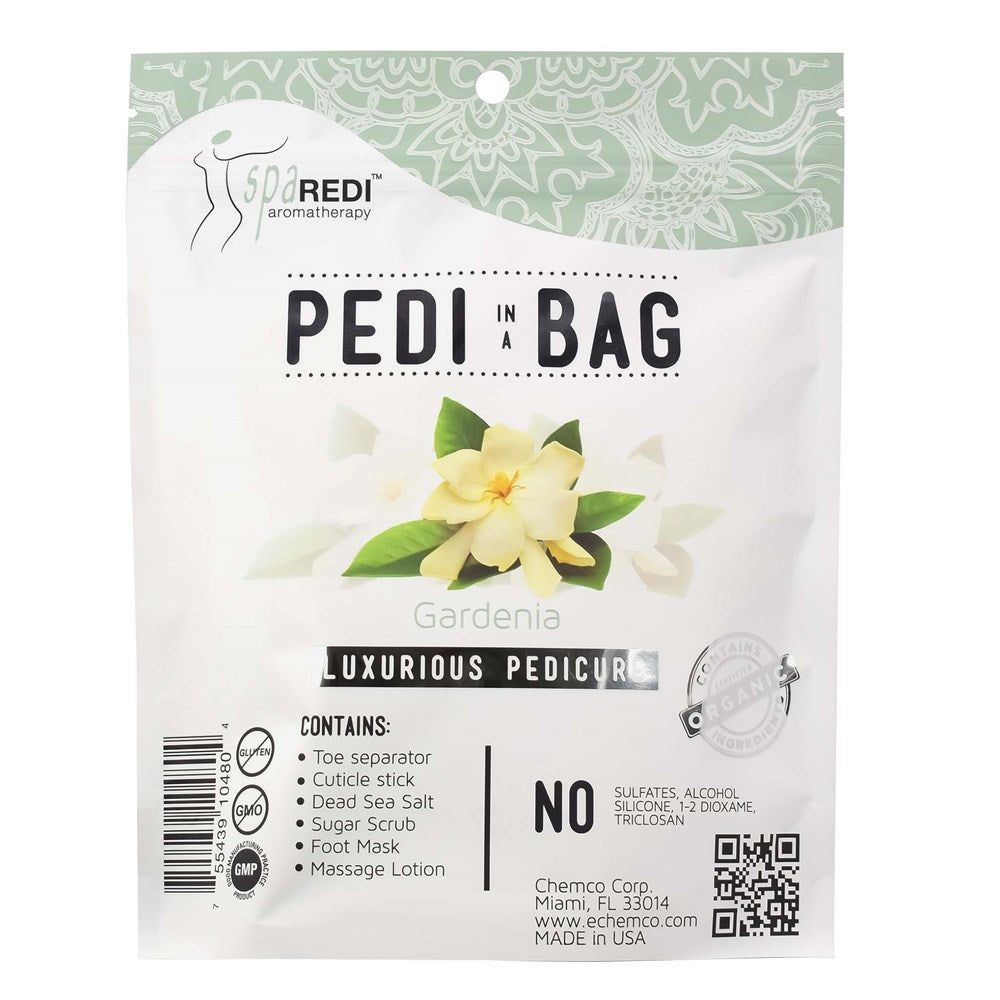 Spa Redi Pedi In A Bag Pedicure Kit - Gardenia