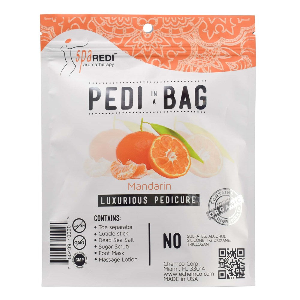 Spa Redi Pedi In A Bag Pedicure Kit - Mandarin