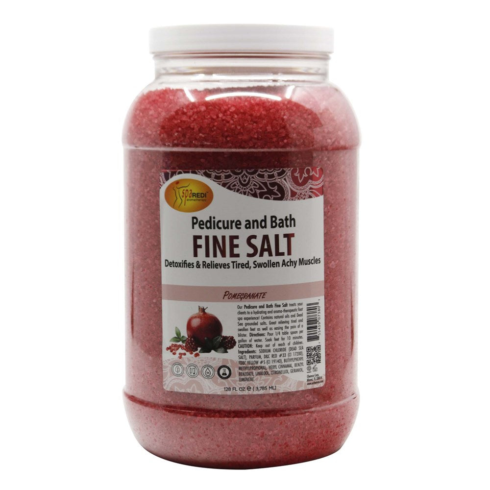 Spa Redi Pedicure & Bath Fine Salt  - Pomegranate