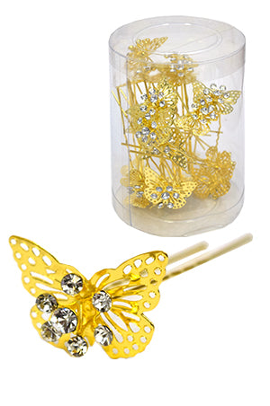 Magic Gold Fashion Hair Pins #6744 Gold