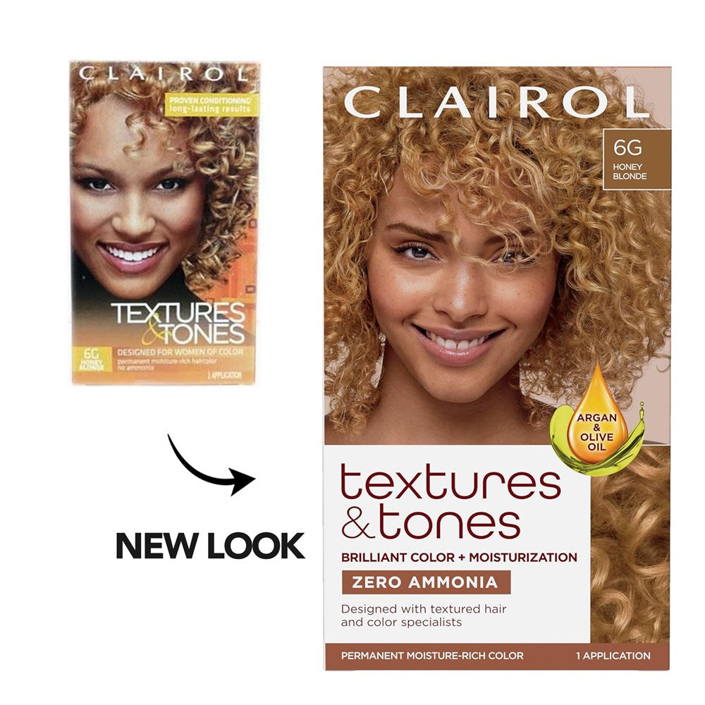 Clairol Textures & Tones Hair Color - 6G Honey Blonde