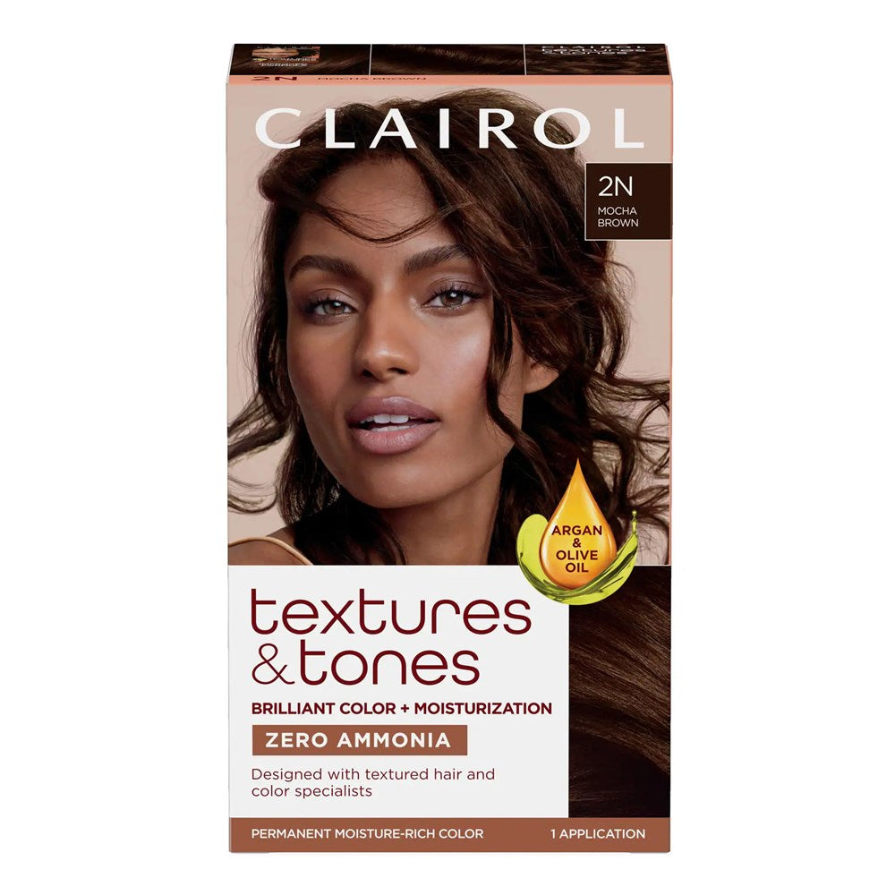 Clairol Textures & Tones Hair Color - 2N Mocha Brown