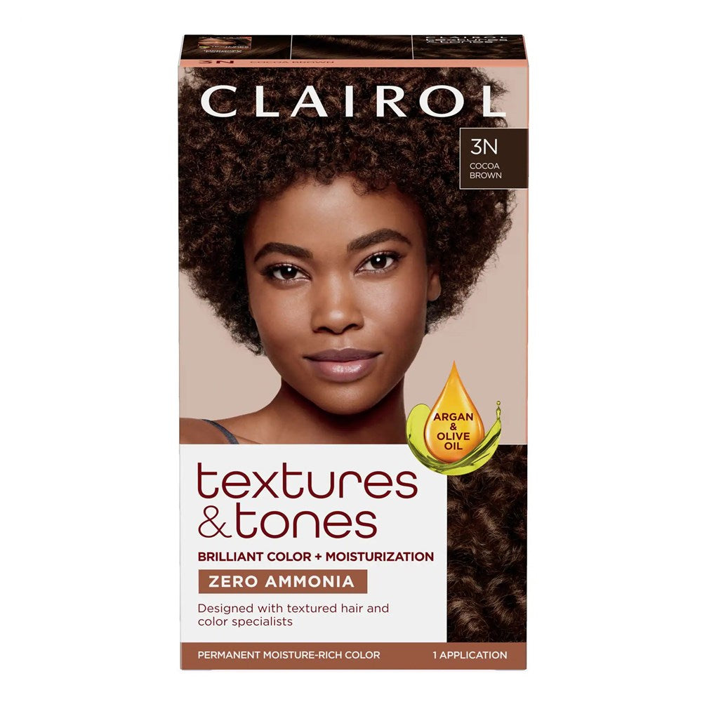 Clairol Textures & Tones Hair Color - 3N Cocoa Brown