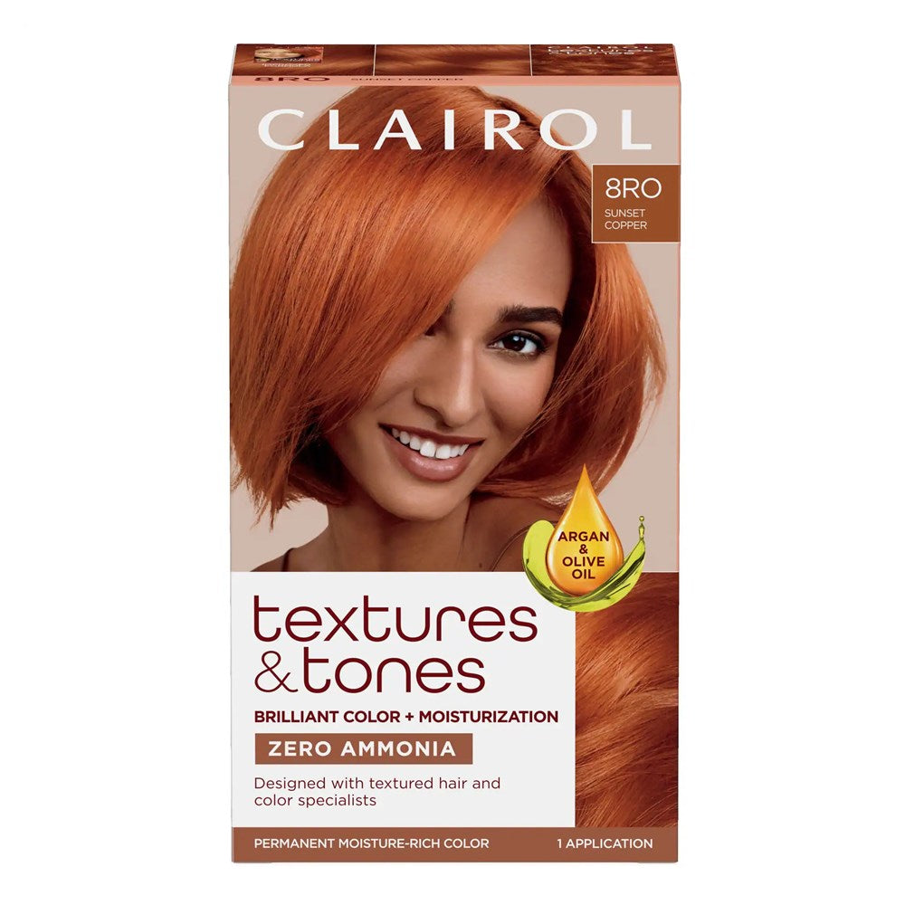 Clairol Textures & Tones Hair Color - 8RO Sunset Copper