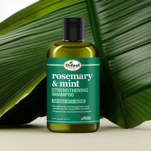 Difeel Rosemary & Mint Strengthening Shampoo 12oz
