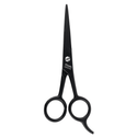 Annie 5 1/2" Premium Stainless Steel Straight Hair Shears - Black #5231