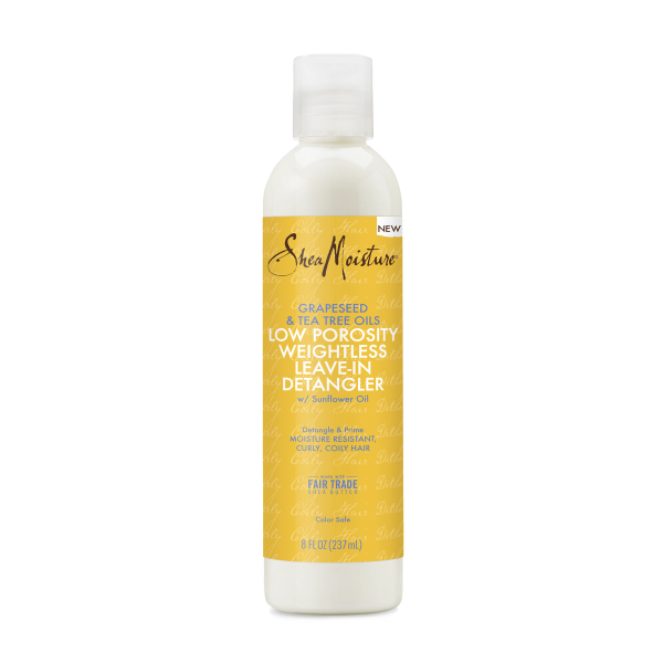 Shea Moisture Grapeseed & Tea Tree Oils Low Porosity Weightless Hydrating Leave-In Detangler