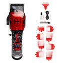 Hot & Hotter Professional Rechargeable Cordless Clippers - Black Venom #5789