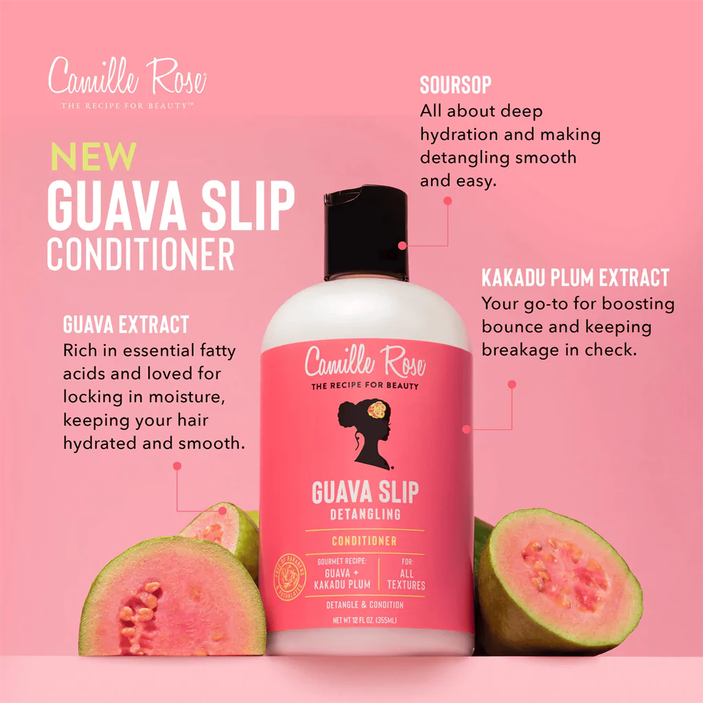 Camille Rose Guava Slip Detangling Conditioner