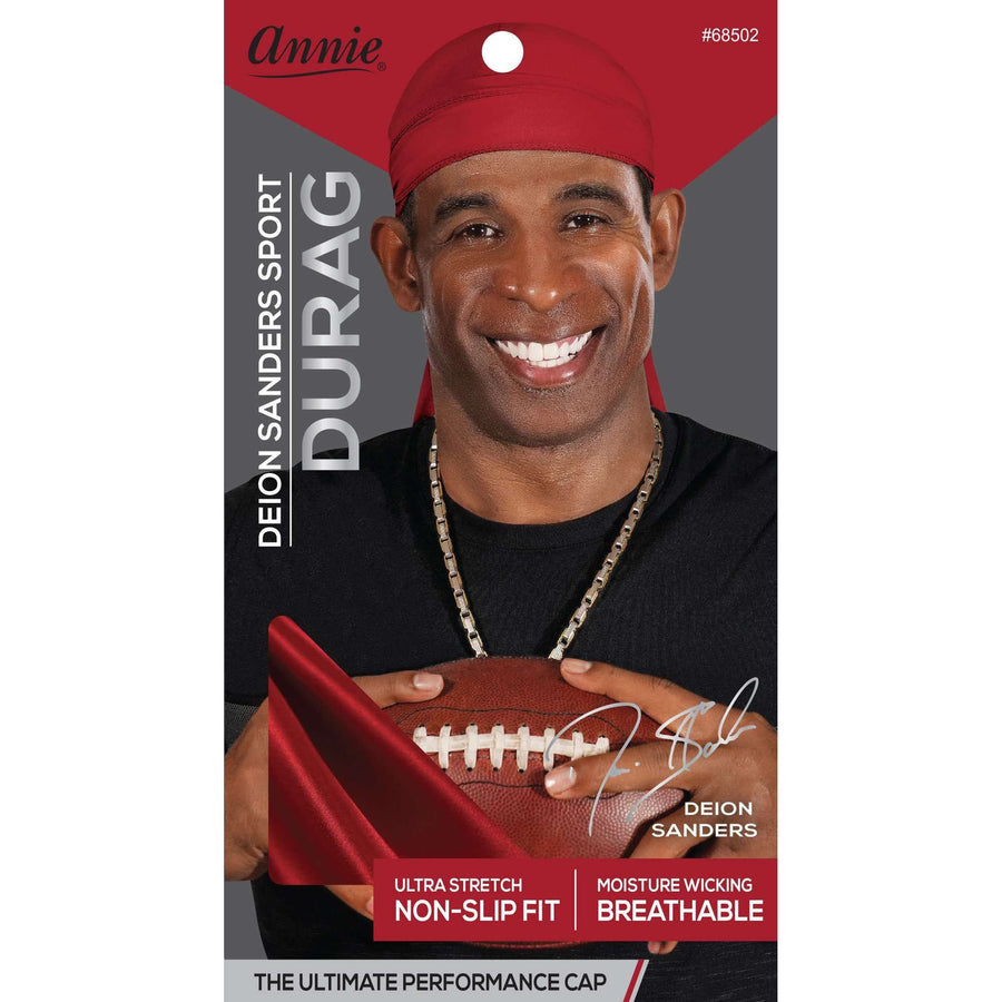 Annie Deion Sanders Sport Durag Red #68502