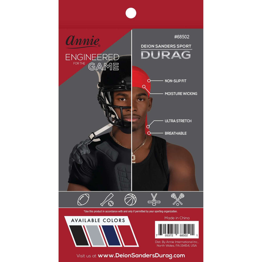 Annie Deion Sanders Sport Durag Red #68502