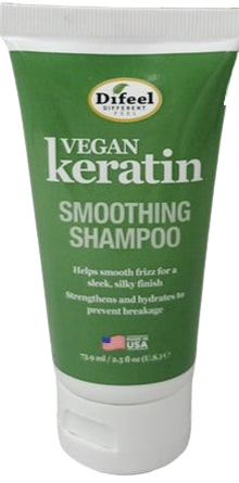 Difeel Vegan Keratin Smoothing Shampoo 2.5oz