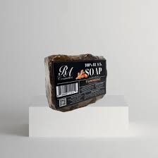 RA Cosmetics 100% Black Soap w/ Tumeric