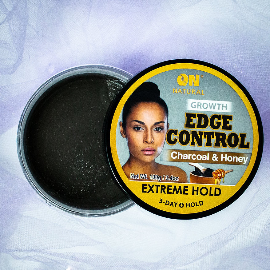 ON Natural 3 Day+ Hold Edge Control Extreme Hold - Charcoal & Honey