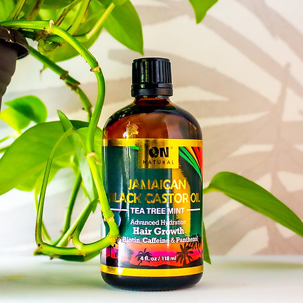 ON Natural Jamaican Black Castor Oil - Tea Tree Mint