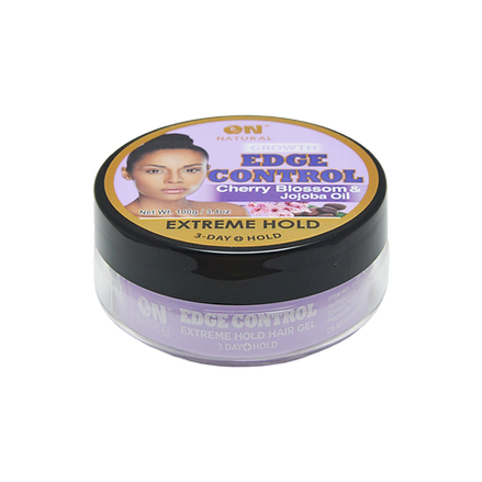 ON Natural 3 Day+ Hold Edge Control Extreme Hold - Cherry Blossom & Jojoba Oil 3.4oz