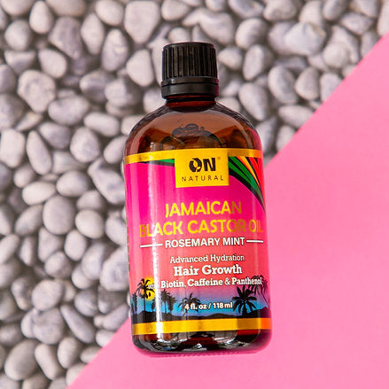 ON Natural Jamaican Black Castor Oil - Rosemary Mint