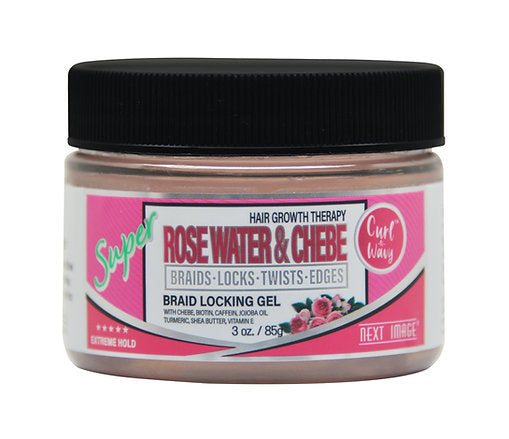 Next Image Braid Locking Gel Super Hold -  Rose Water & Chebe 3oz