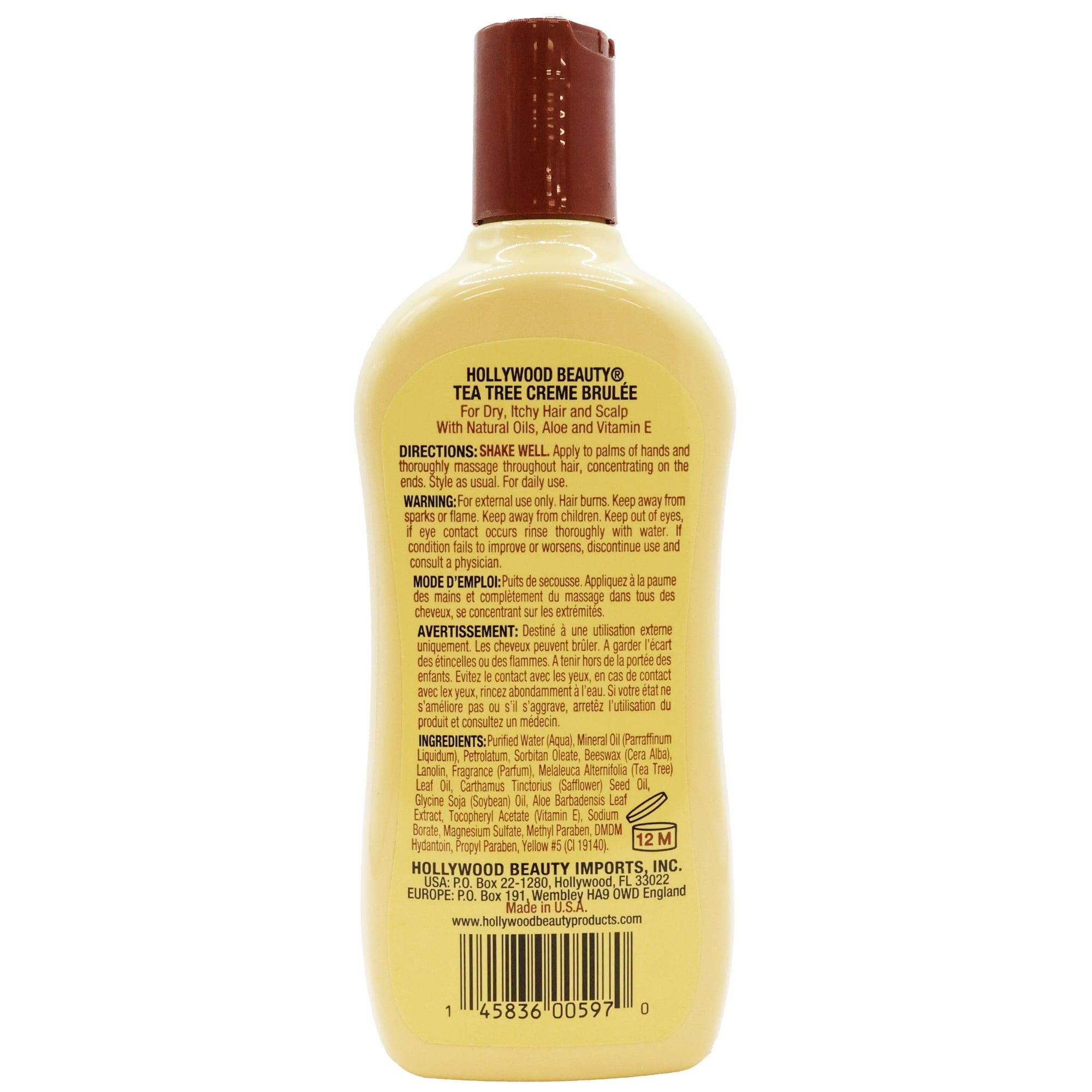 Hollywood Beauty Tea Tree Creme Brulee Oil Moist