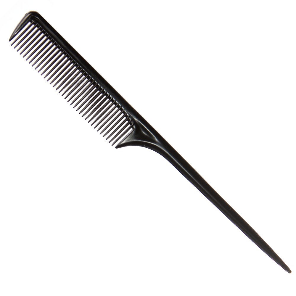 Stella Flexible Rat Tail Comb Black #2451