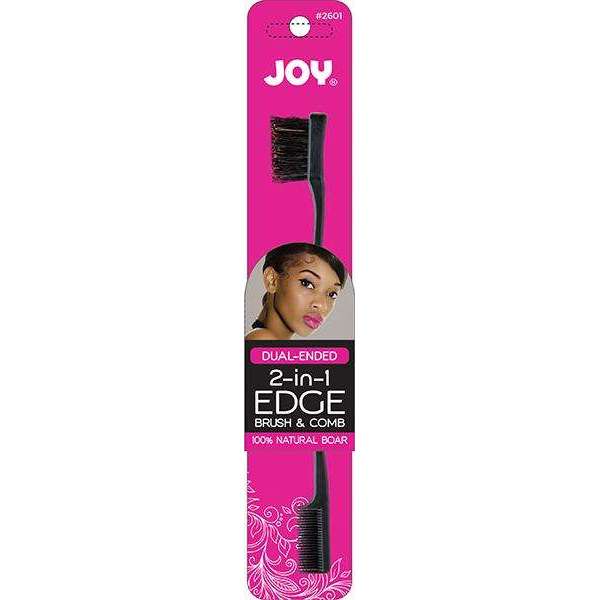 Joy Dual-Ended 2-in-1 Edge Brush & Comb #2601
