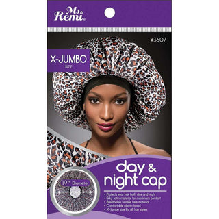 Ms. Remi Extra Jumbo Day & Night Cap - Leopard #3607