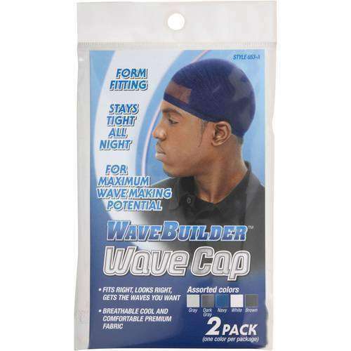 WaveBuilder Wave Cap #653 Assorted - Deluxe Beauty Supply
