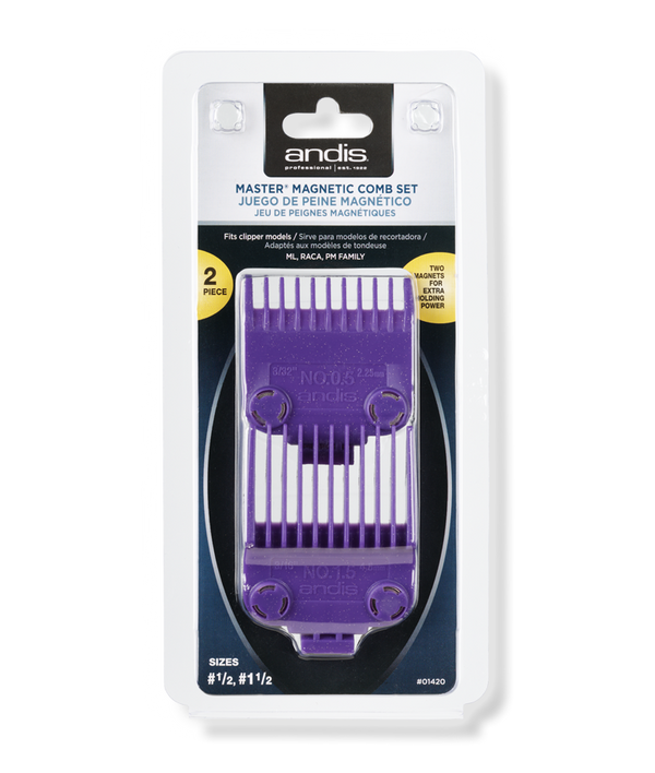 Andis Master Magnetic Comb Set Dual Pack