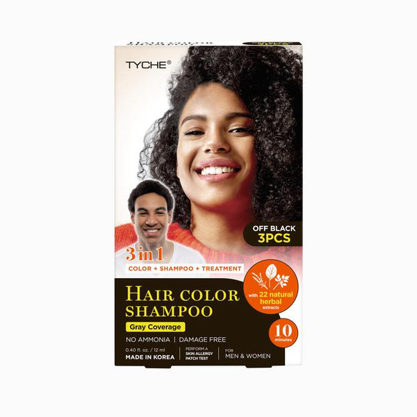 Nicka K Tyche Magic Hair Color Shampoo - Off Black - Deluxe Beauty Supply