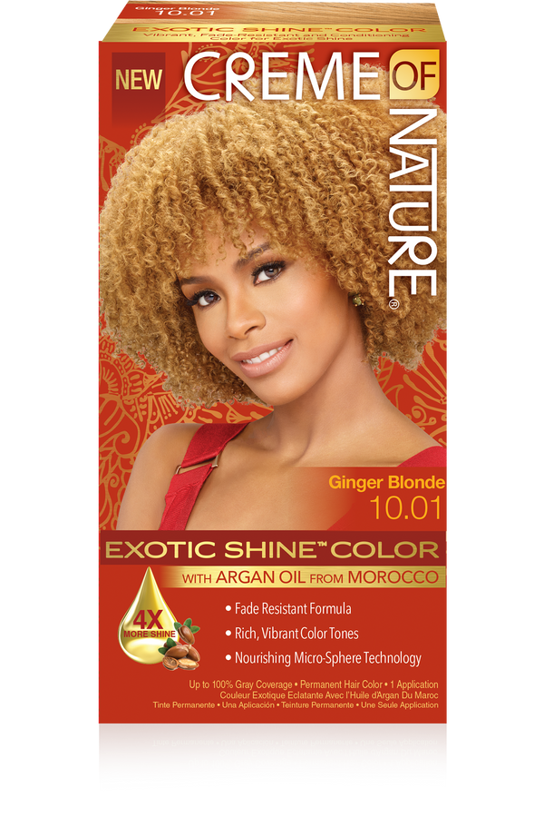 Creme Of Nature Exotic Shine Color-10.01 Ginger Blonde
