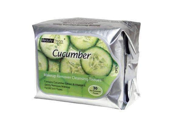 Beauty Treats Makeup Remover Cleansing Tissues - Cucumber - Deluxe Beauty Supply